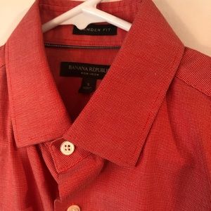 Banana Republic Men’s Slim Fit Non-Iron Dress Shirt - Small